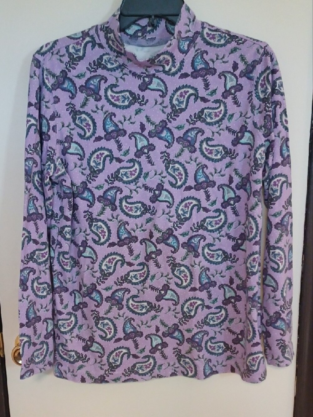 Blair Purple Lightweight Zip Front Fleece Jacket And Matching Mock Neck Top - Picture 8 of 13